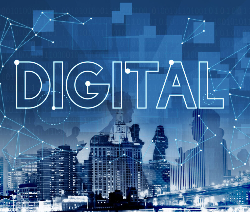 Digital Technology Media Information Data Concept